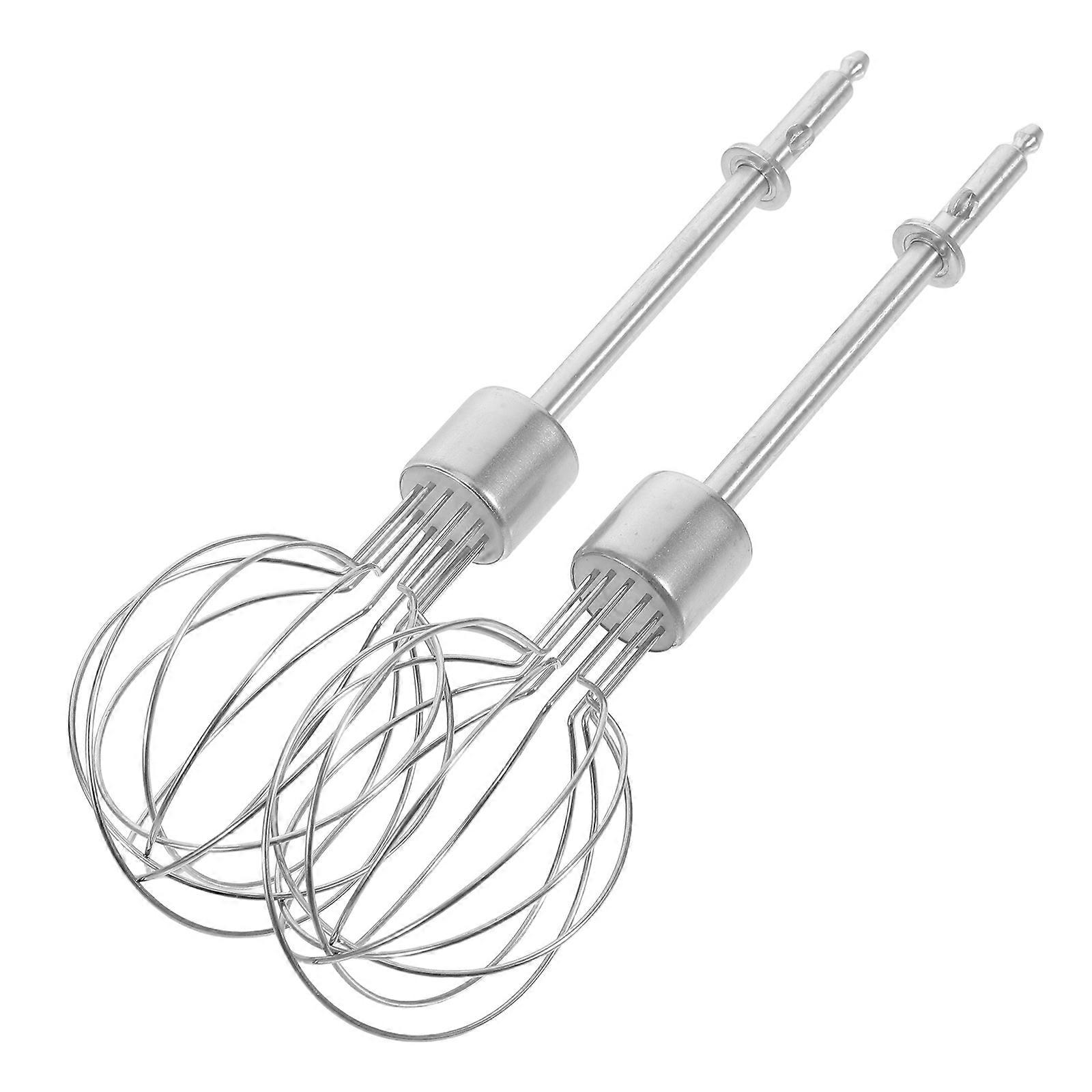 Handheld Egg Beater Stainless Steel Replacement for Electric Mixer 2Pcs