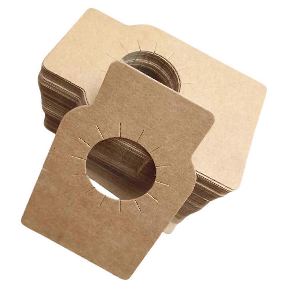 Reusable Tags for Decoration Lightweight Paper Material Light Brown 200Pcs