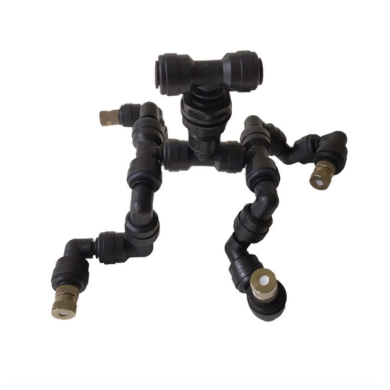 Drip Irrigation Sprinkler with Adjustable Garden Watering Dripper, LeakProof QuickConnect Nozzle