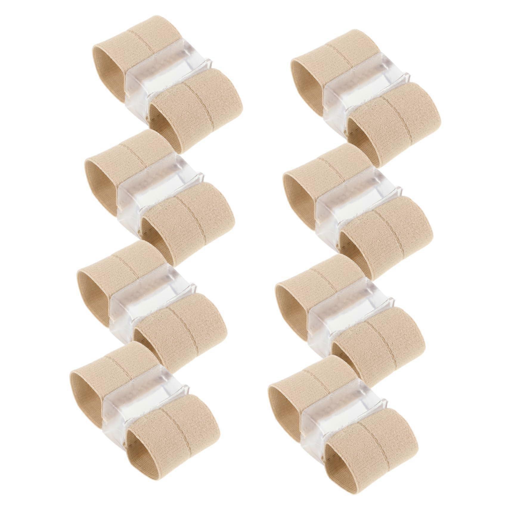 DoubleHole Bunion Toe Separators 8pcs Soft Foam Spacers for Big Toe Alignment and Pain Relief