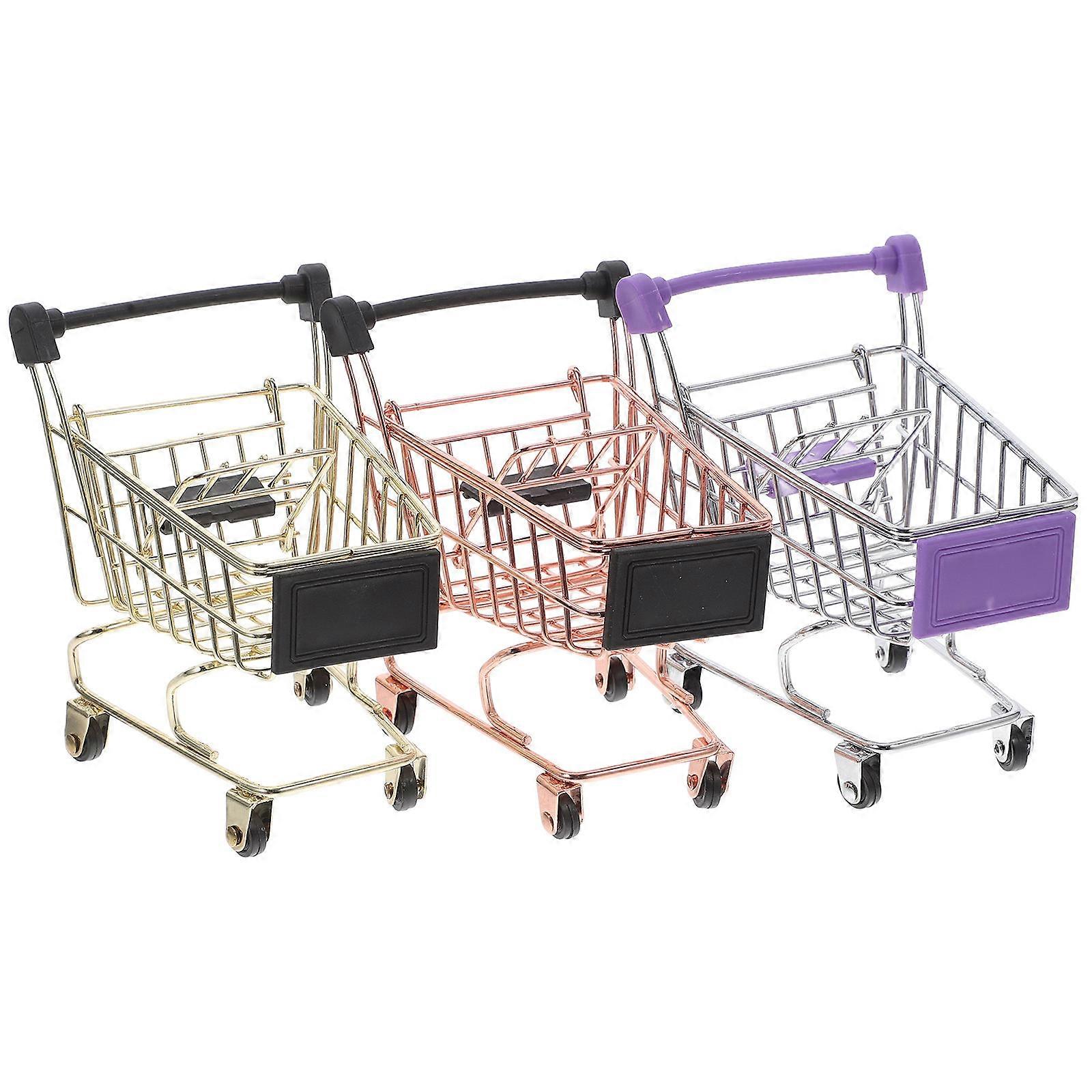 Desk Mini Shopping Cart for Makeup Sponge Holder 9Pcs Collection