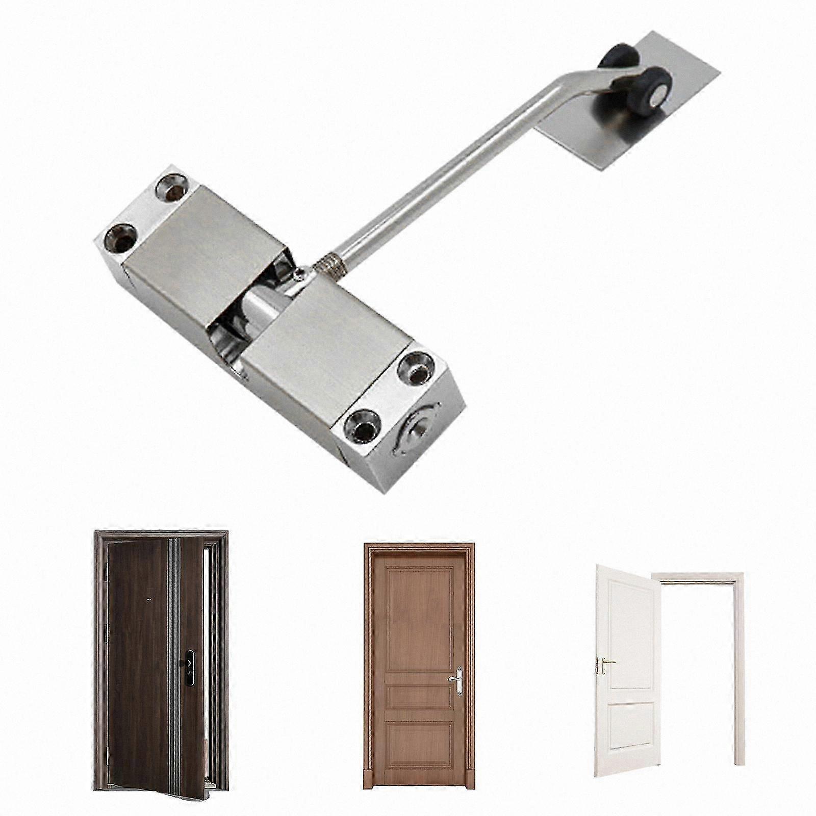 Adjustable Spring Loaded Automatic Door Closer Stainless Steel Rod