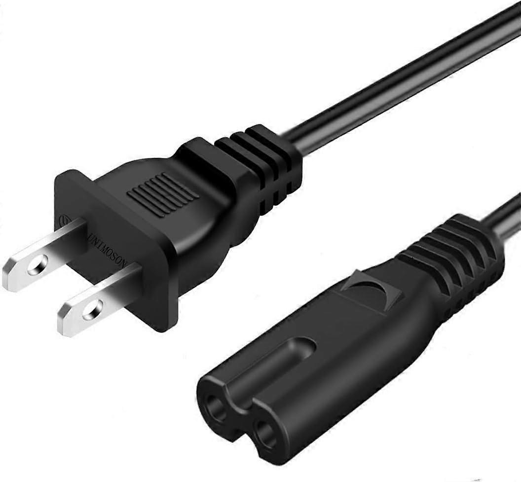 6ft IEC C7 Power Cable 125V 10A Universal Compatibility with Secure Connector