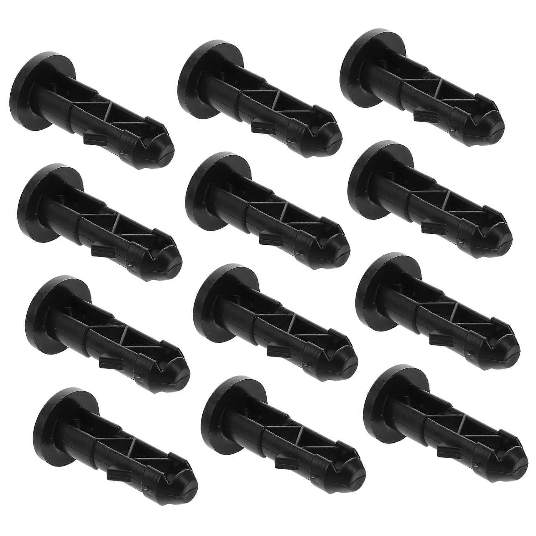 12pcs Trash Can Lid Lock with AntiSlip Secure Connection Fits Multiple Garbage Can Sizes