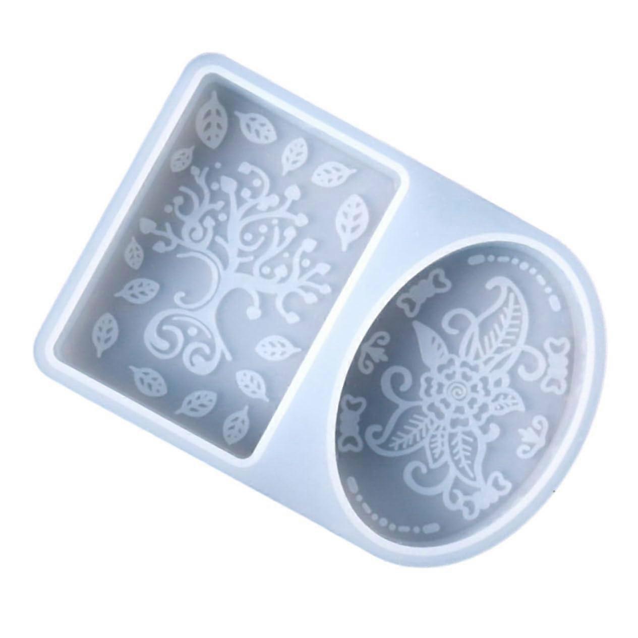 Ethnic Pattern Silicone Soap Mold for DIY Soap Making, Reusable NonStick Textured Design