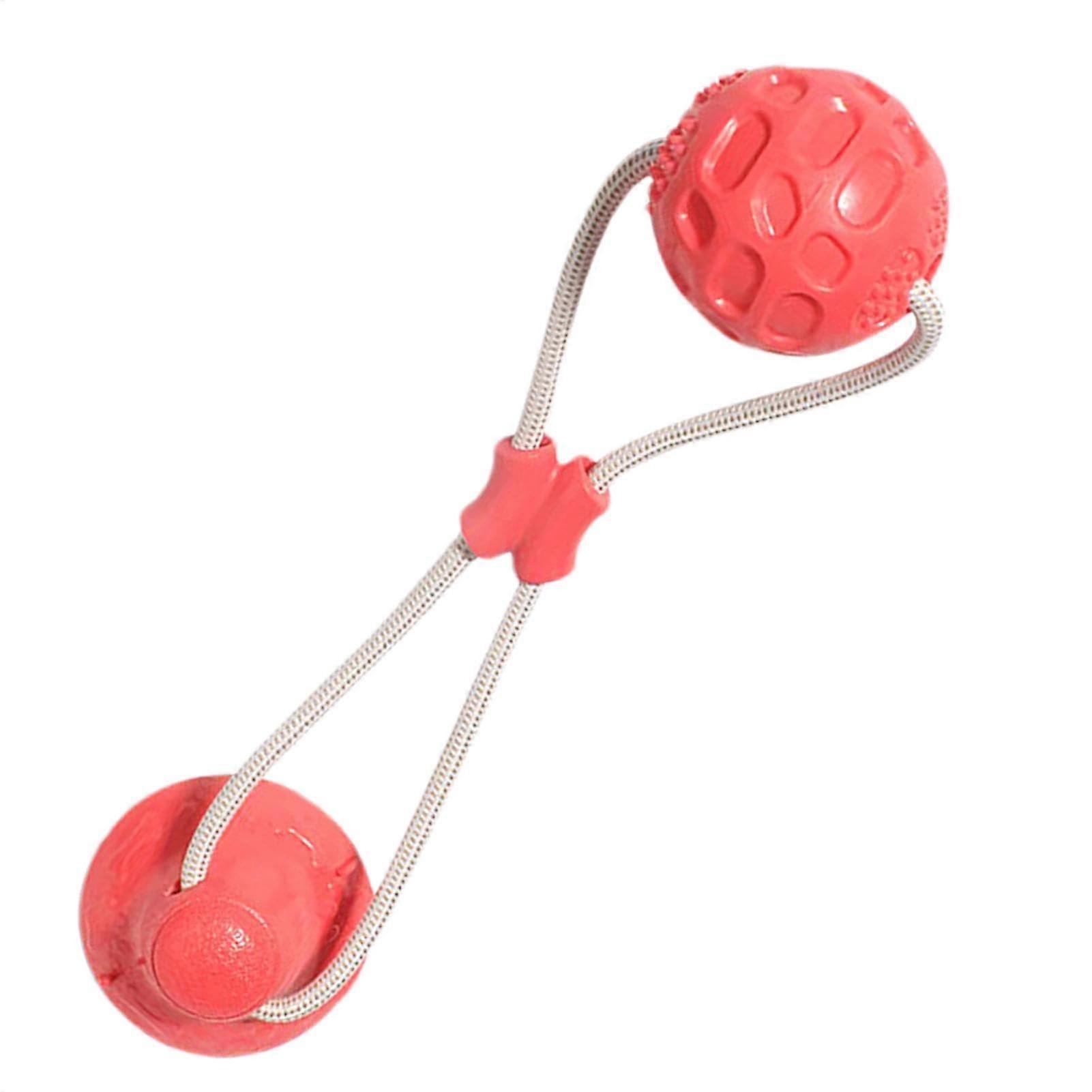 Interactive Suction Cup Dog Chew Toy with Durable Teething Rope and Safe NonToxic Material