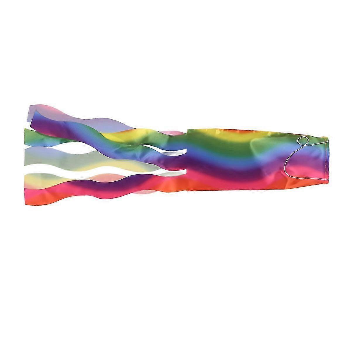 Rainbow Windsock Wind Streamer Flag Garden Camping Decoration Flag 70CM