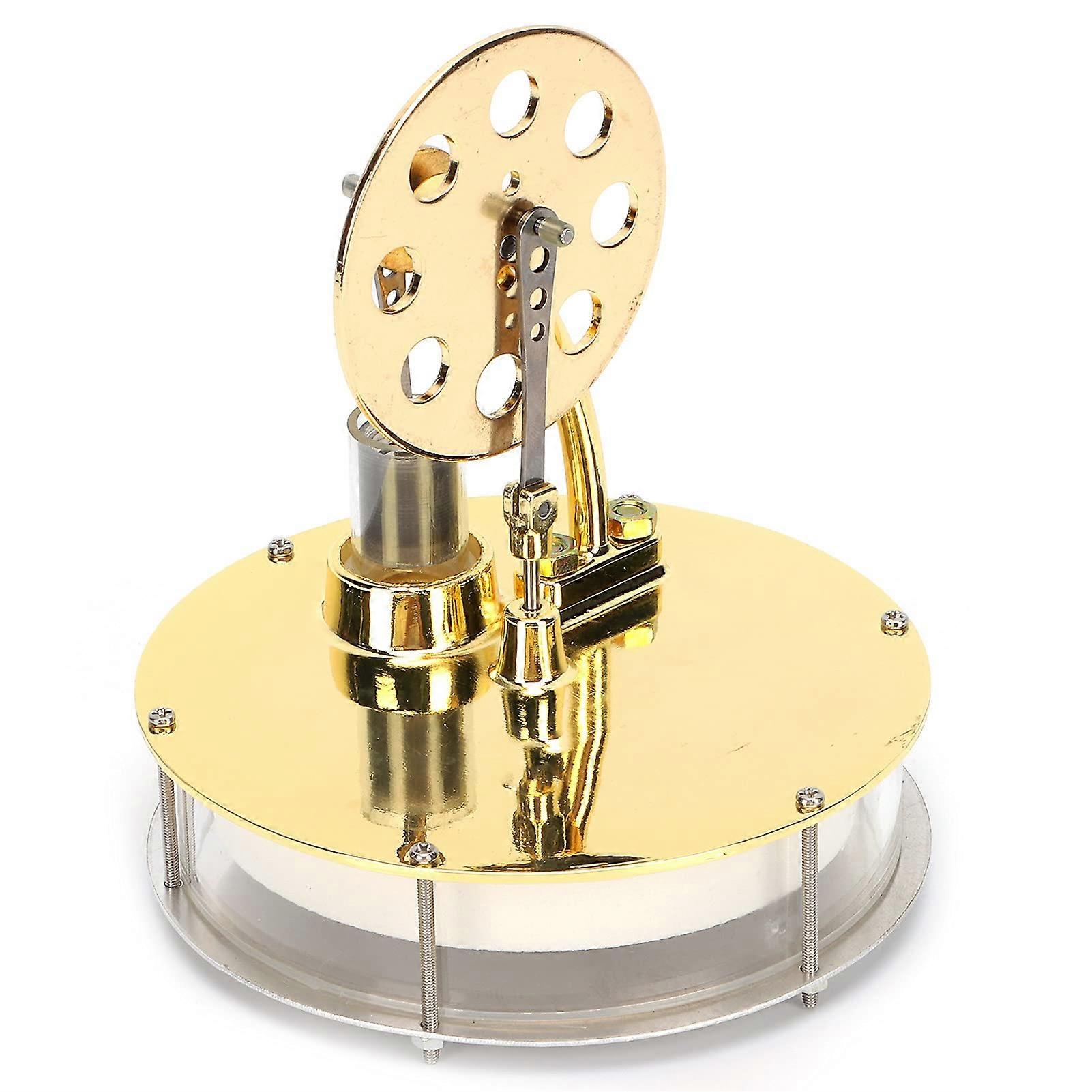 Low Temperature Stirling Engine Model for Educational Physics Experiments and Classroom Demonstrations