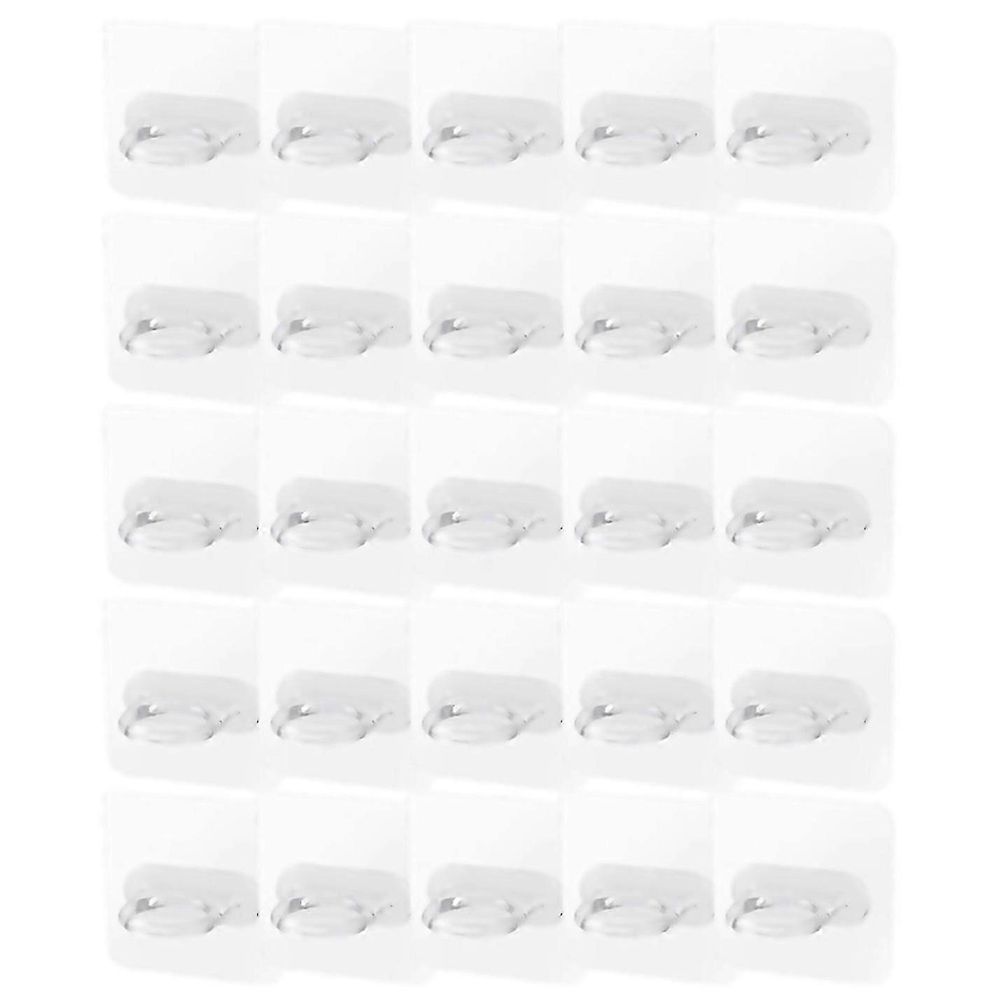 Multifunctional round hook with round hole, self-adhesive