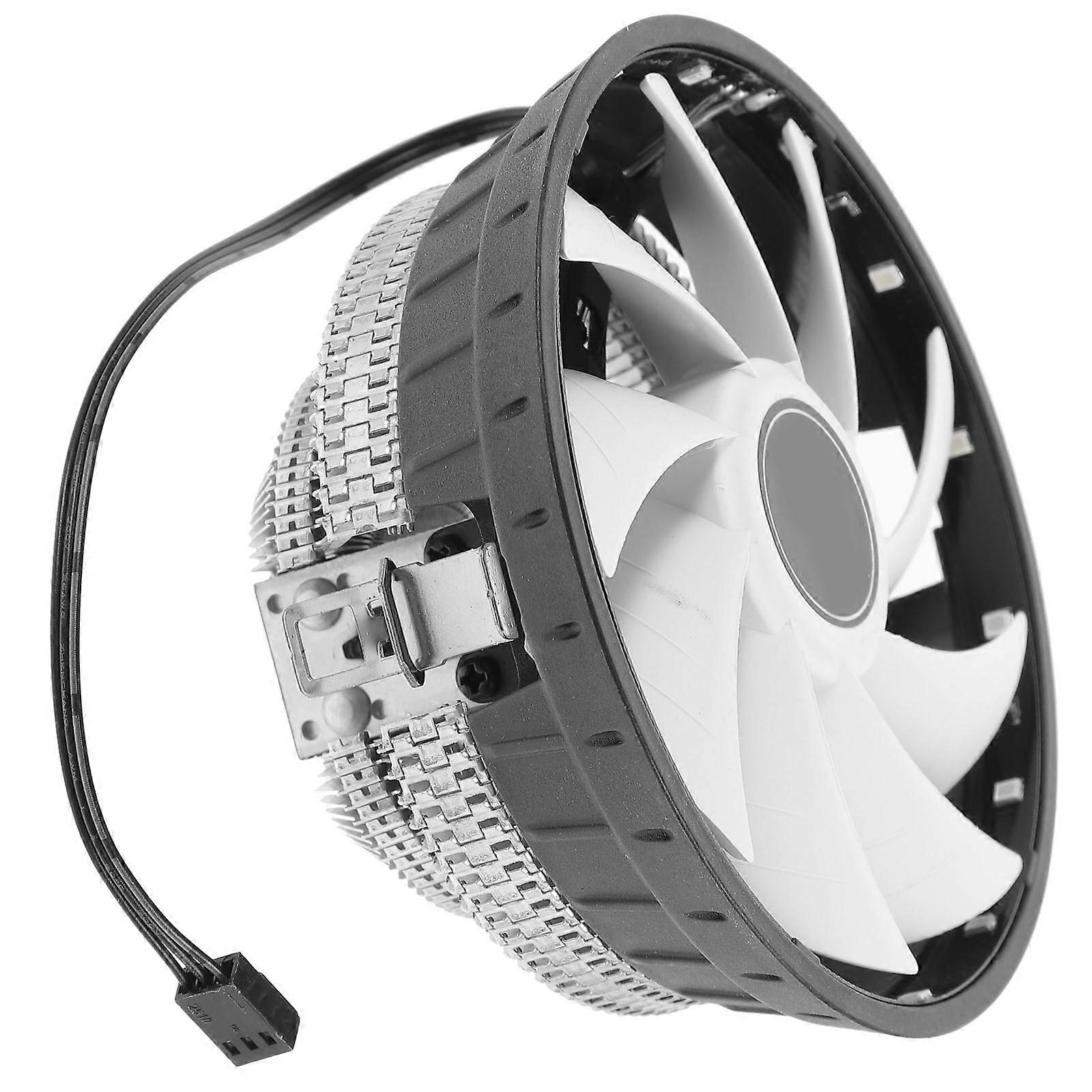 CPU Radiator Computer Cooler for Computer Black Colorful Light Fan