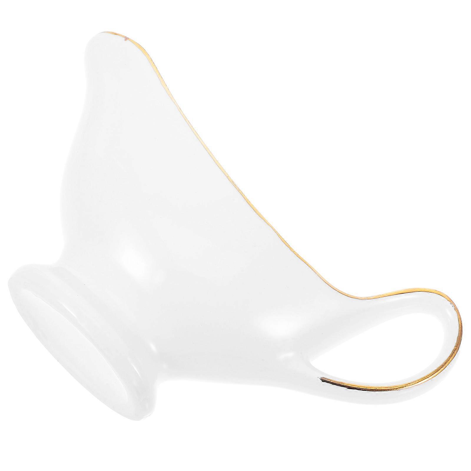 Ceramic Gravy Boat Multifunctional Sauce Container for Kitchen Use