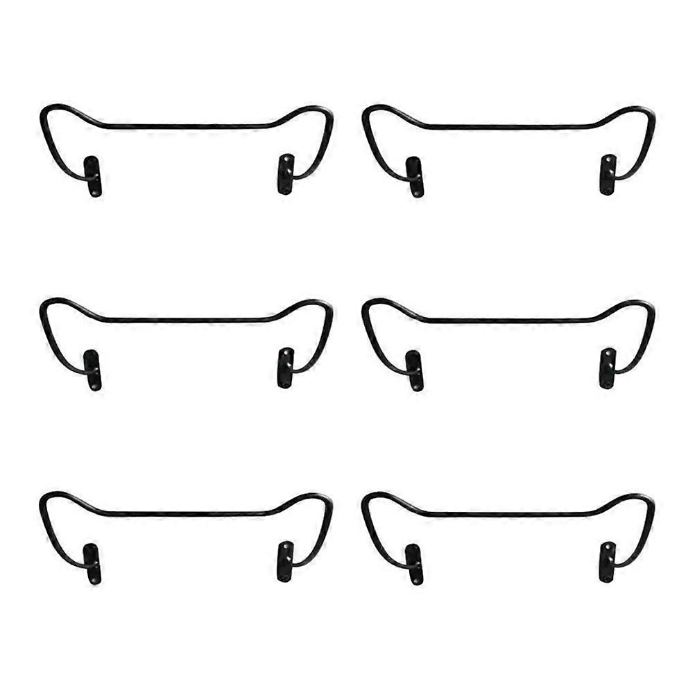 Racks Iron Art Racks for Display 6Pcs Wall Mounted