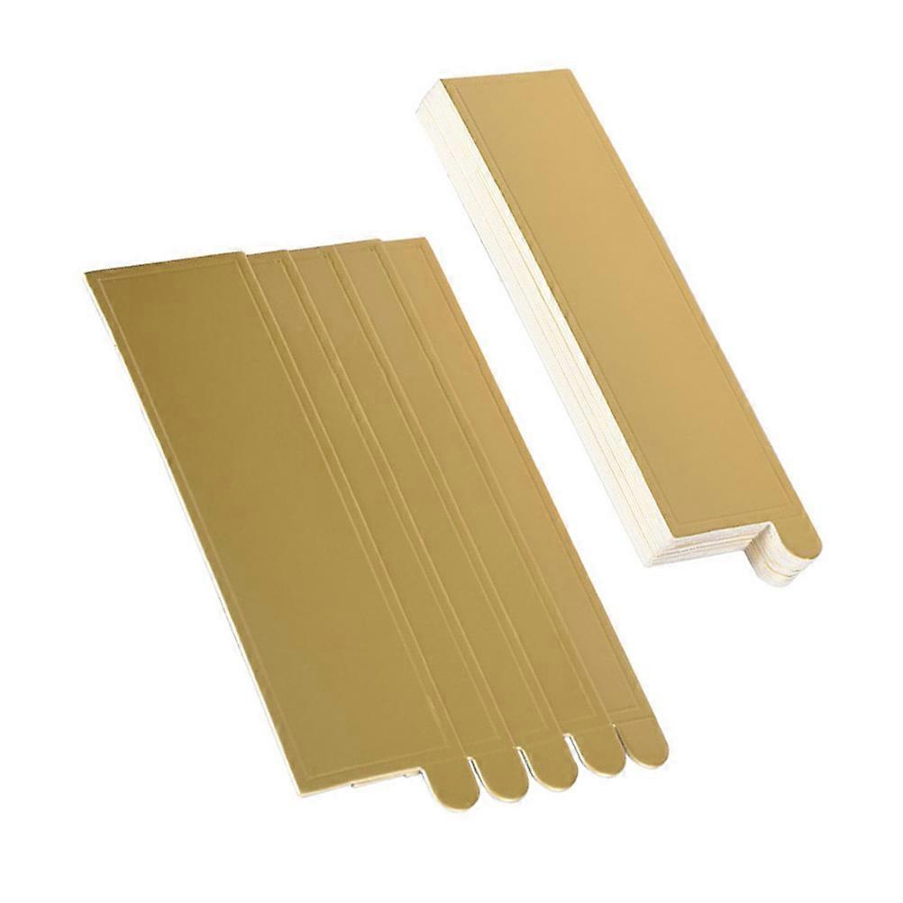 Cake Serving Tray Gold Cardboard for Display 100Pcs Rectangular Sheets