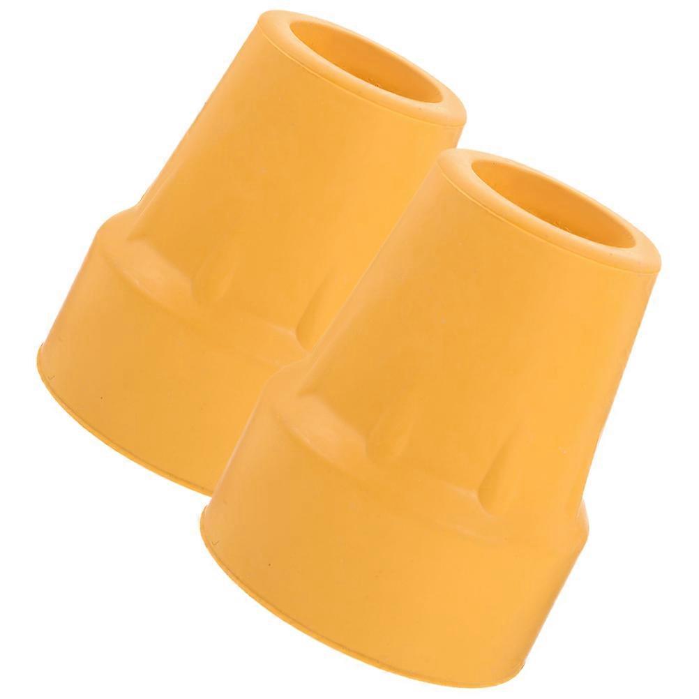 Trekking Poles Nonskid Cane Tips Rubber Walking Stick Tips 2Pcs