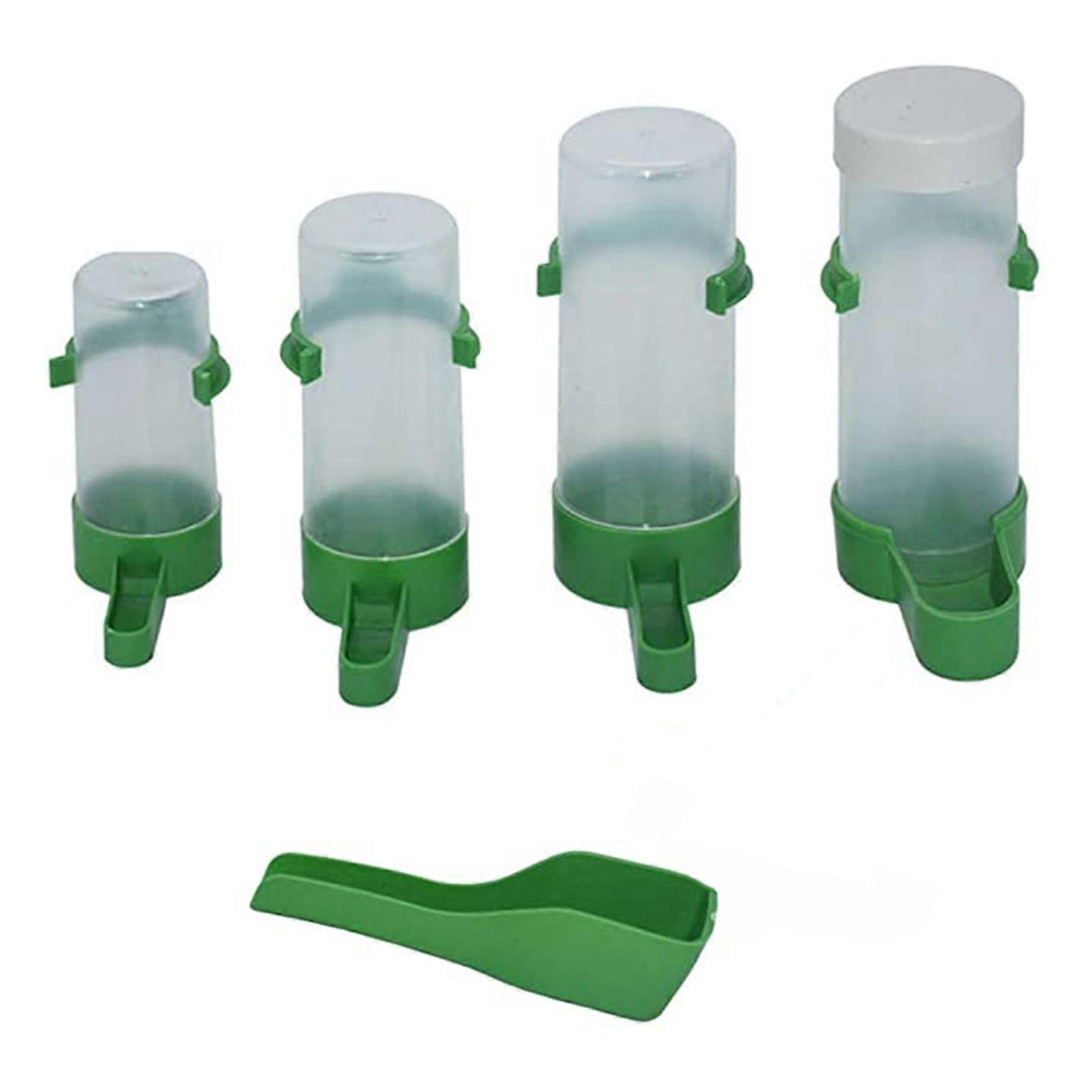 Automatic Bird Cage Water Dispenser Hanging Drinker Container Feeding Tools