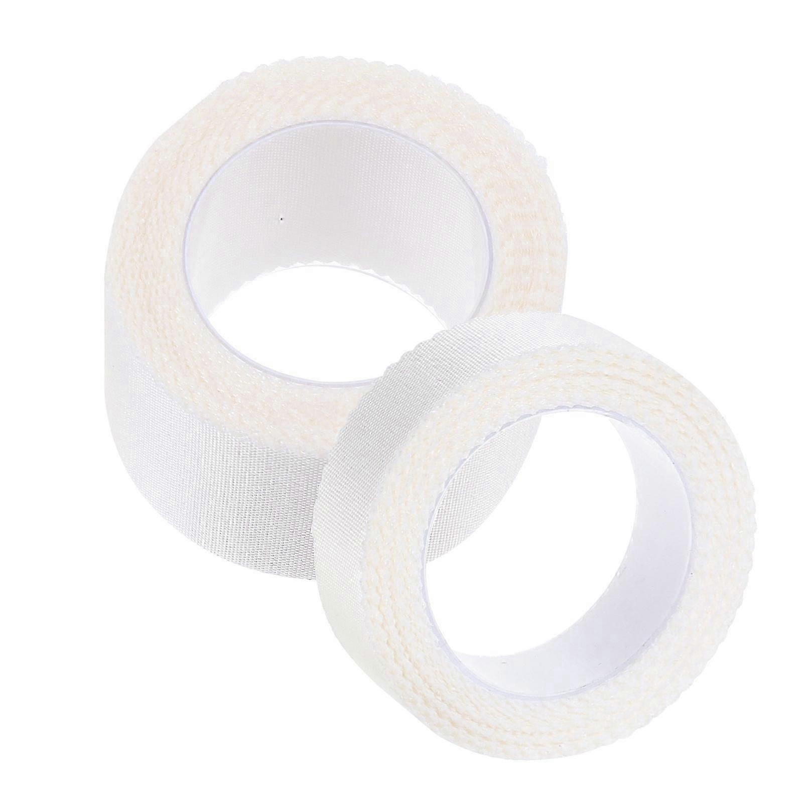 Durable wound dressing tape, 2-pack, white silk