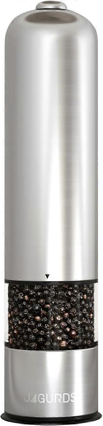 Electric Salt and Pepper Grinder - Automatic, Refillable, Battery Operated