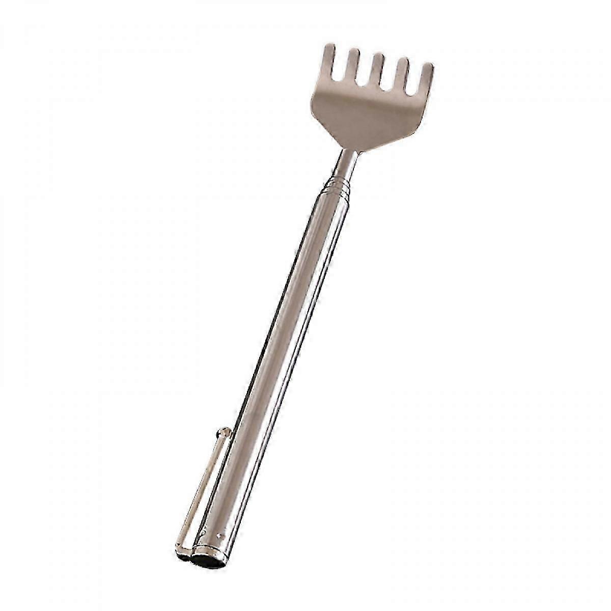 2 -pack - Functionar telescopic spate - Scratch spate - Pana la 52cm argintiu