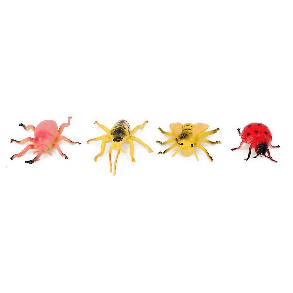 Simulation Model Insect Toys for Teaching Aid 12Pcs Assorted Colors