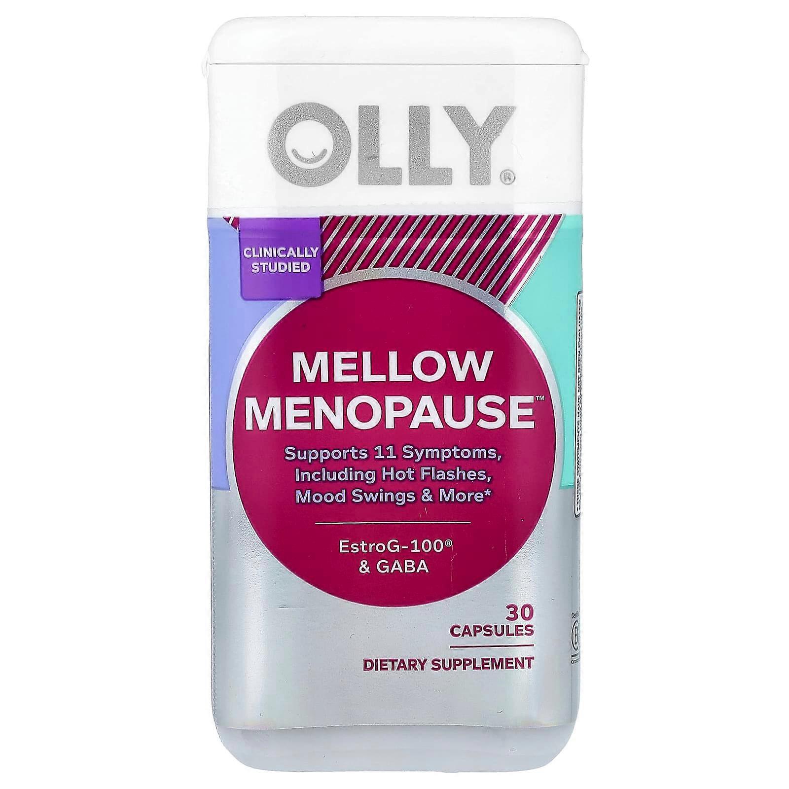 OLLY, Mellow Menopause™, 30 Capsules