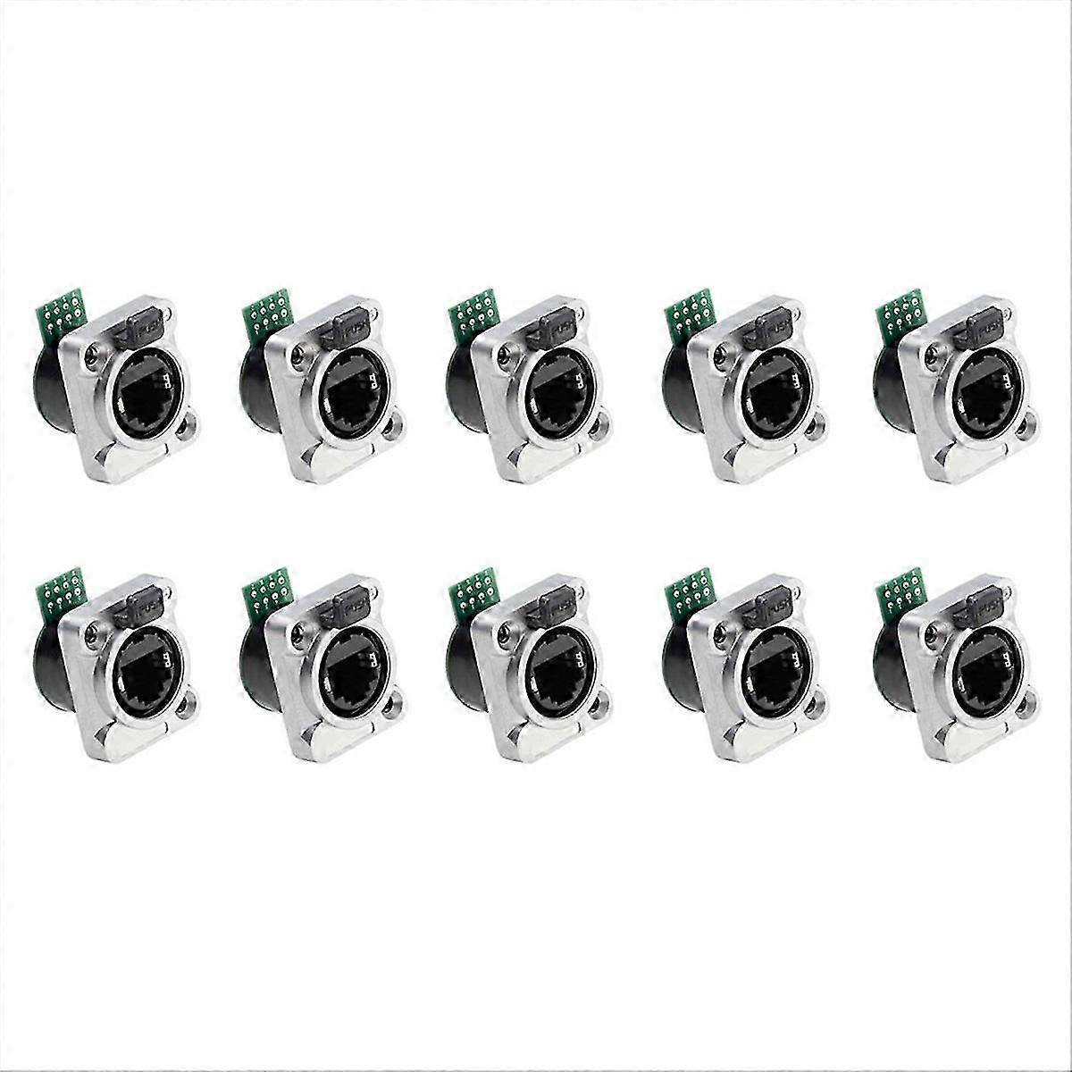 Ethernet Rj45 Chassis Socket NE8FDP Ethernet Pass Through Connector B