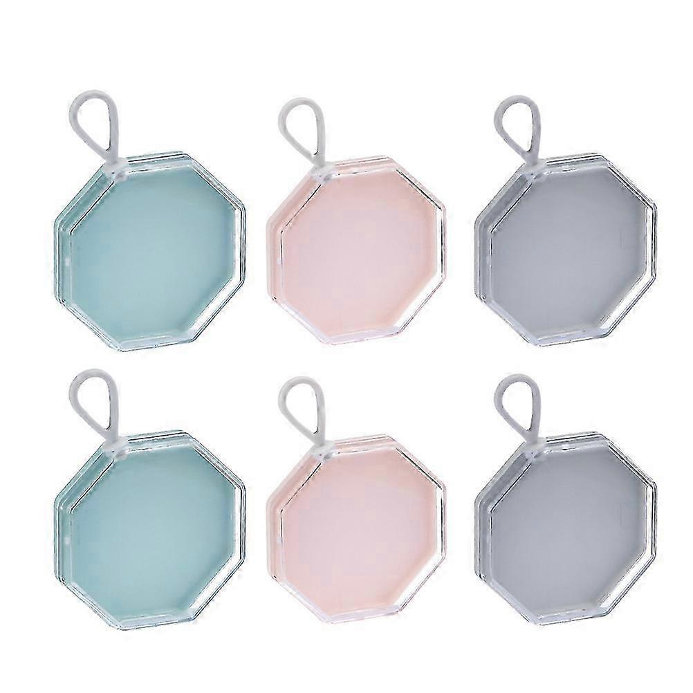 Makeup Puff Box Puff Box for Storage Use 9Pcs Set
