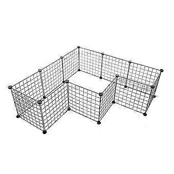 Pet Cage Iron Cage for Pets Durable Dog Crate Door 8 Pieces