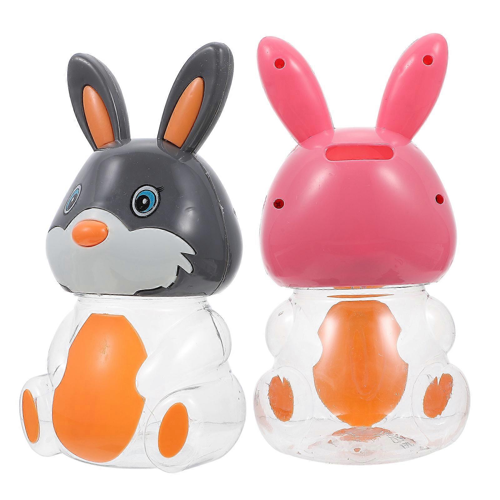2Pcs Gift Wrapping Box Durable Easter Candy Storage Case Biscuit Plastic Boxes
