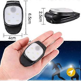 Lampe à pince, lot de 2 lampes frontales rechargeables USB pour la sécurité