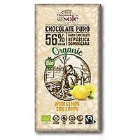 56% dark chocolate with lemon 100 g