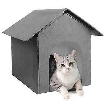 Outdoor Cat Houses, Weatherproof Cat Shelters, Insulated Cat and Dog Houses, Waterproof Stray Cat Shelters C