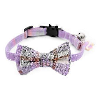 Valentine's Cat Collar With Bow Tie And Bell, Holiday Loving Heart Breakaway
