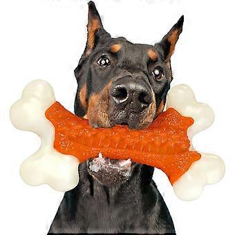 Juguetes para perros de razas grandes que mastican con fuerza. Juguete masticable de huesos resistentes para perros. Juguetes masticables de nailon duraderos para cachorros y perros medianos. Cacahuete resistente