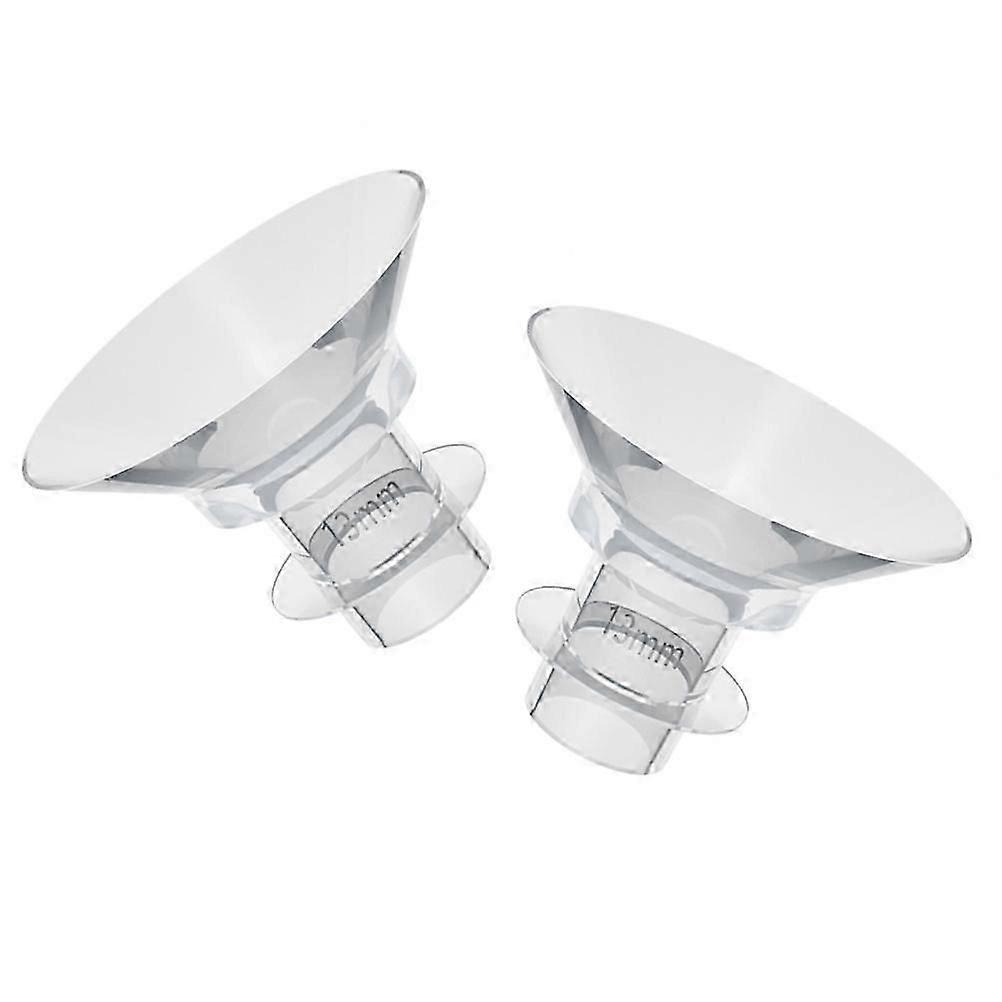 2Pcs Flange Inserts for Breast Pump Flexible Silicone Flange Inserts Washable Silicone Inserts Replacements
