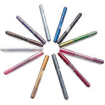 GLAZZI Waterproof Pearlescent Eyeshadow Pencil Stick 12 Colors Lasting Glitter Shimmer Eye Shadow Pen Eyeliner Eyes Makeup ToolsHP