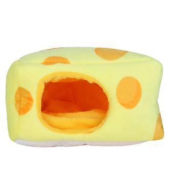 Cheese Shape Lovely Small Pet Sleeping House Soft Nest Warm Bed Cage for Hamster