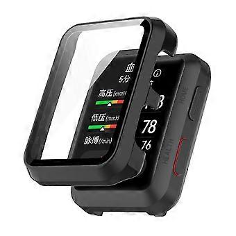For Huawei Watch D Allround Hard PC beskyttelsesveske med innebygd skjermbeskytter i herdet glass