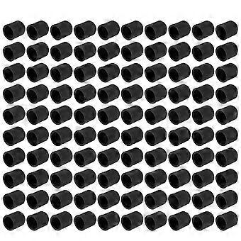 Tire Valves Stem Caps for Car Protecting 100Pcs Black Plastic