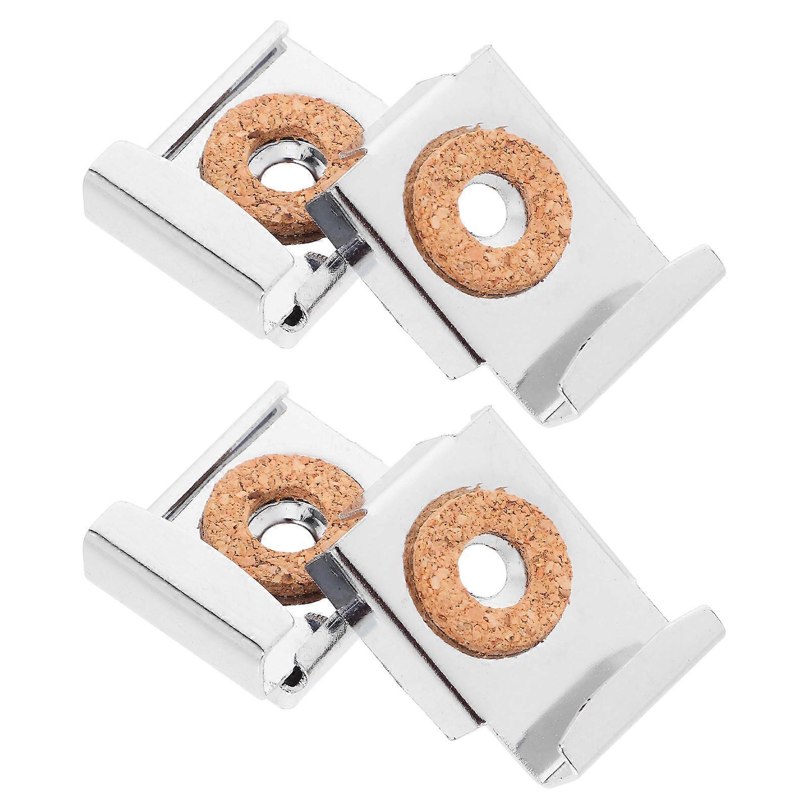 Mirror Fixing Clips Metal Mirror Holder for Wall Mounting 4Pcs Kit