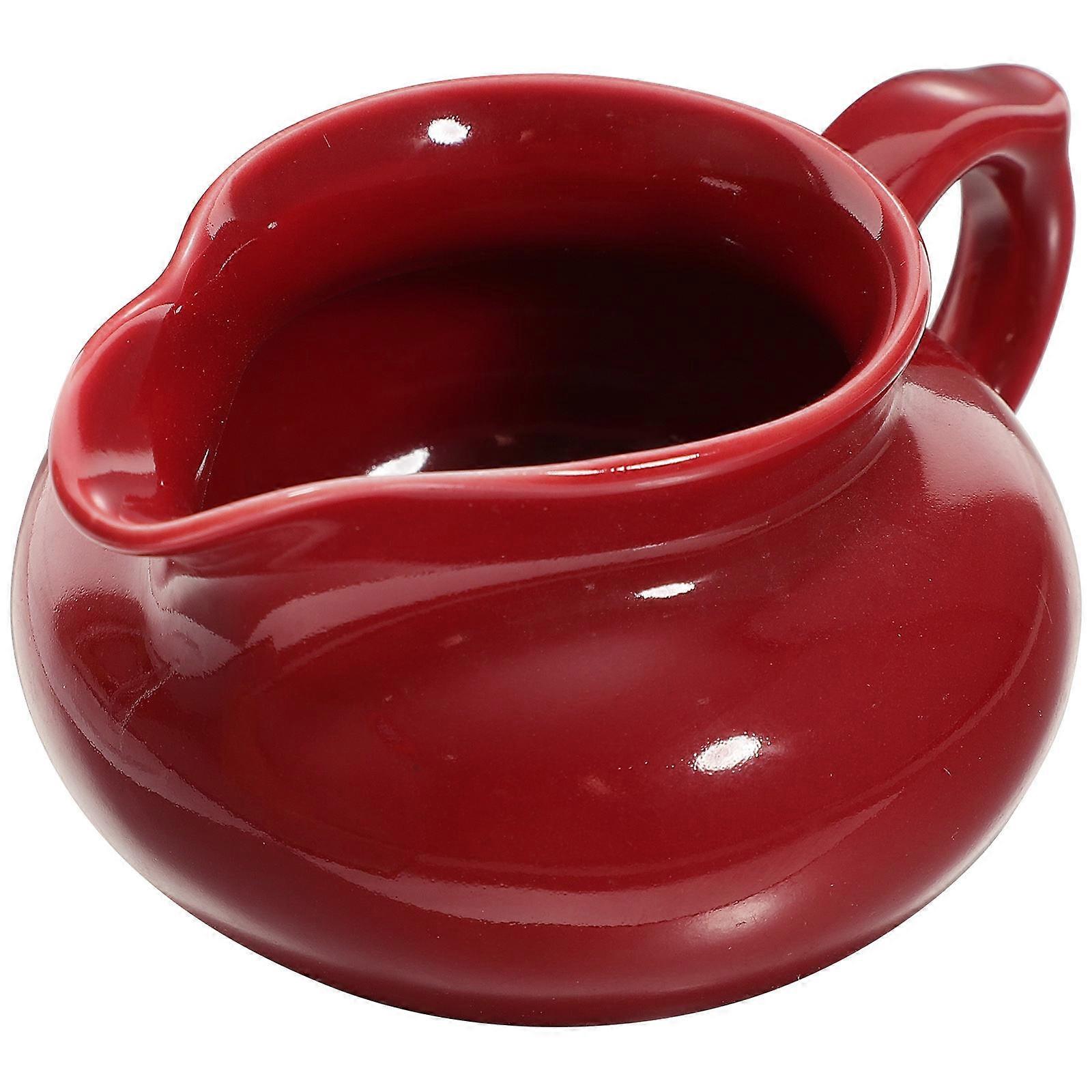 Multi-Function Ceramic Sauce Cup Gravy Boat for 5Pcs Use