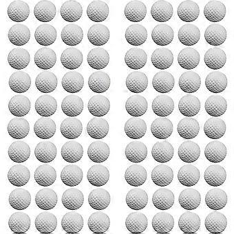 80 Pcs Air Golf Practice Balls,Foam Ball,Golf Training Indoor and Outdoor, for Backyard Hitting Mat,White