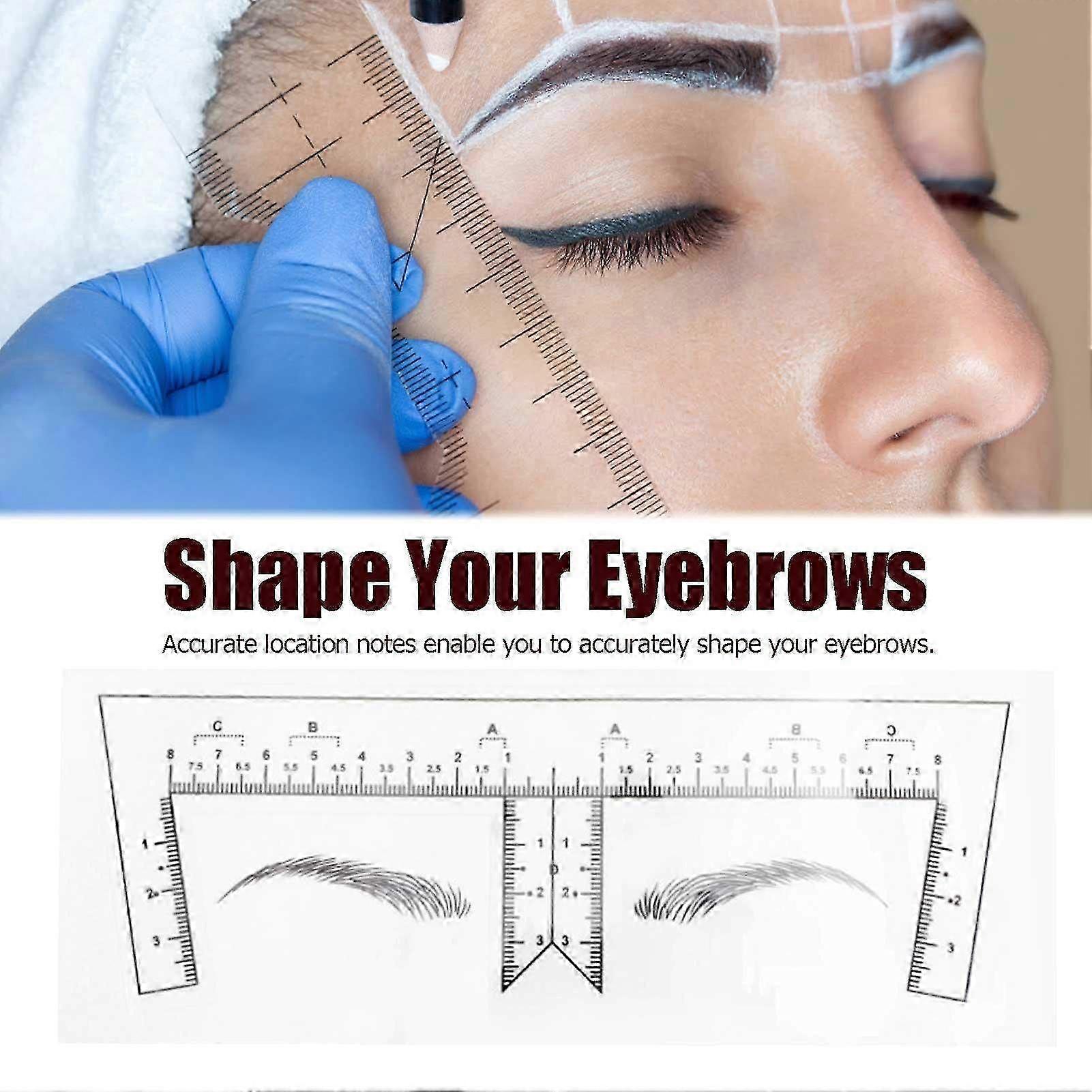 Flexible Adhesive Brow Mapping Sticker