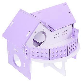 Meerschweinchen-Versteckhaus, robuste PVC-Villa für Haustiere, 5-teiliges Set