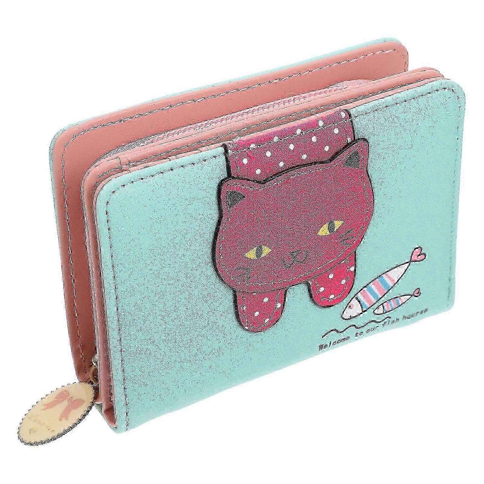 Change Purse For Coins Compact Rectangular Pu 1Pcs