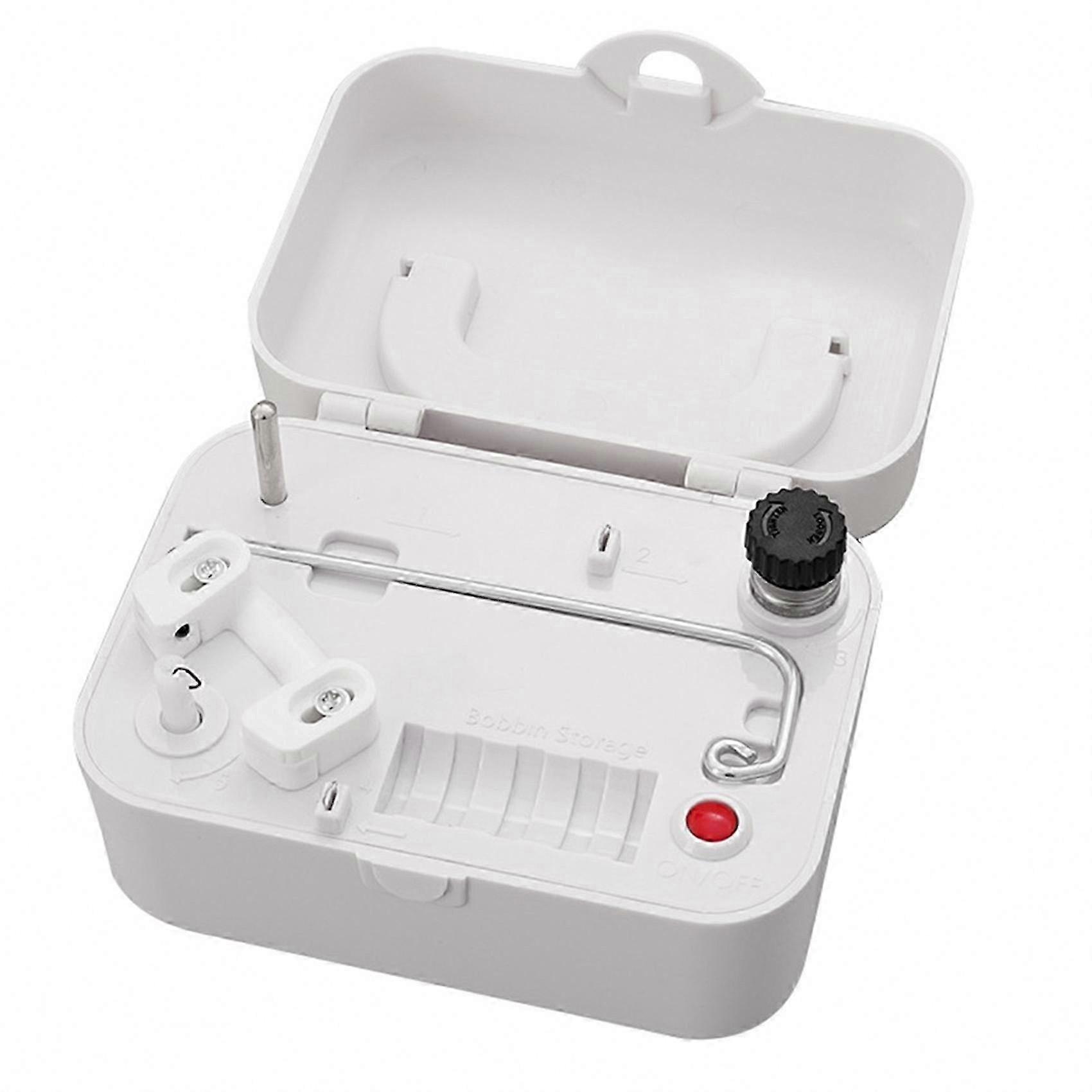 Electric Automatic Bobbin Winder with Handle, USB/Battery Powered Sewing Accessory