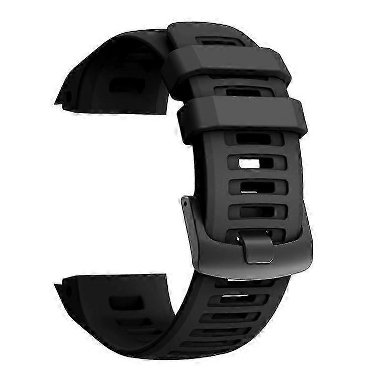 Replacement sporty silicone watch wrist strap compatible with Garmin Instinct