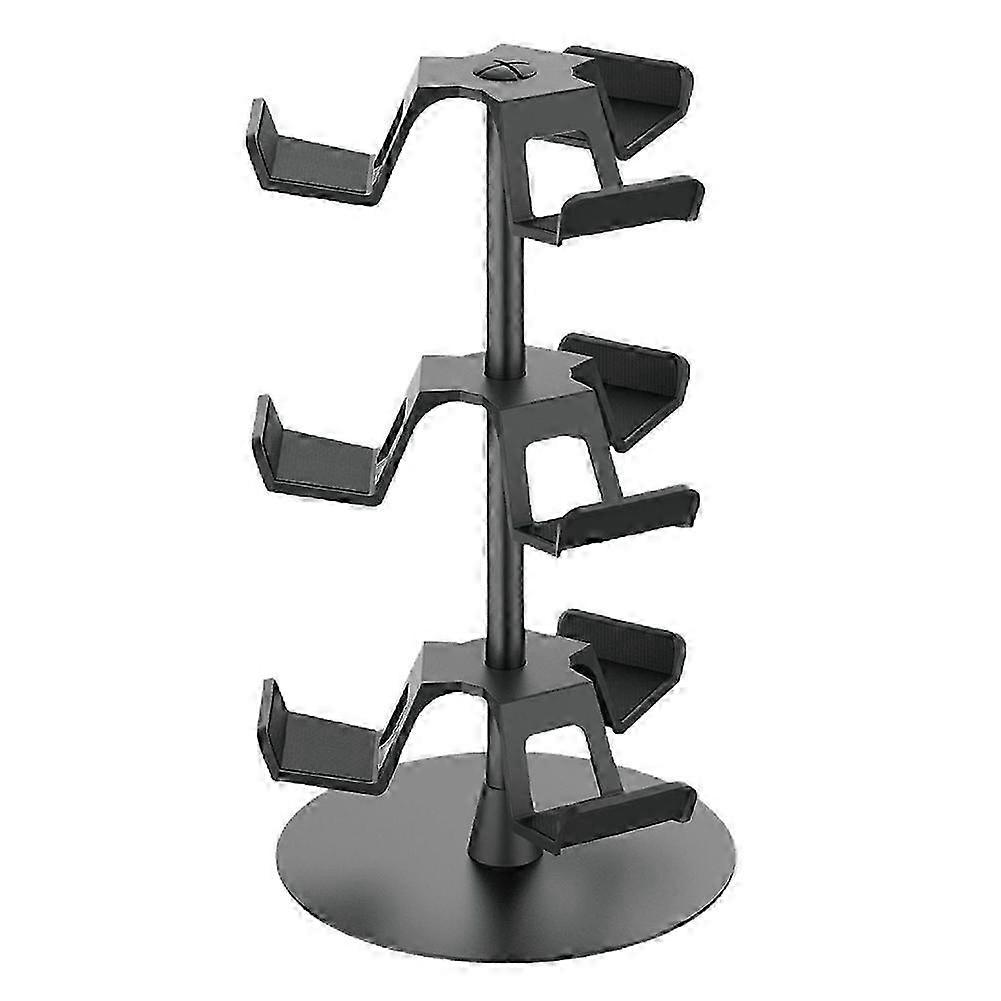 Gamepad Controller and Earphone Hanger -3-Layer Rotating Controller Storage Stand compatible with Xbox ONE, PS4, PS5, Sw
