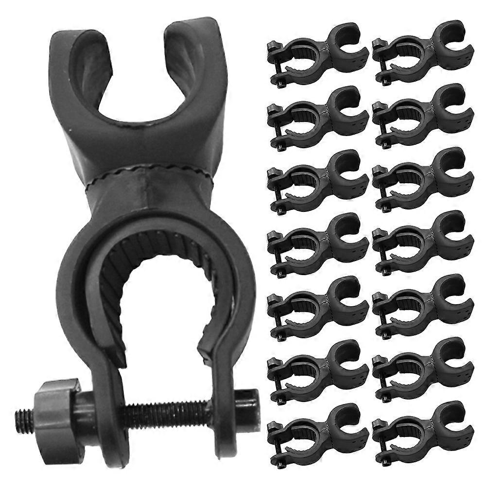 Assistive Walker Flashlight Mount Clip Black 20Pcs for Fixing
