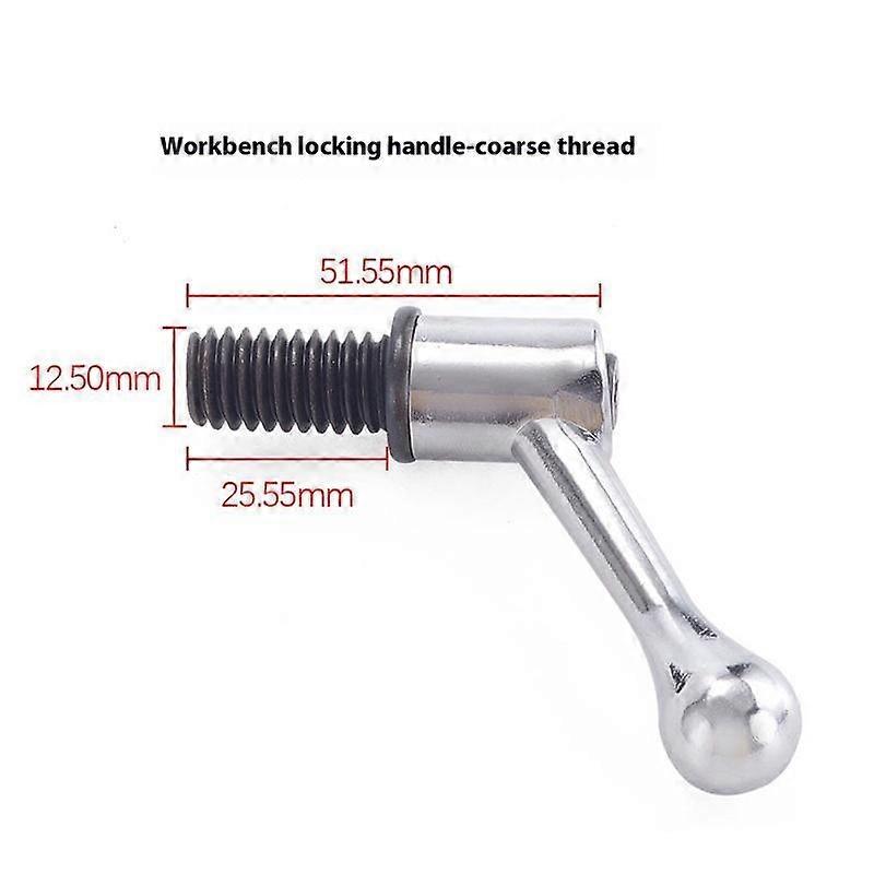 M8 Milling Machine Handle Spindle Locking Screw 1/2 Worktable Adjustable Handle Handle Milling Machine Accessories