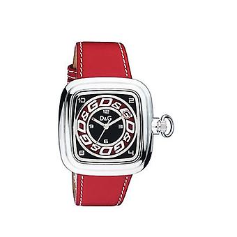 D&g Cherokee Quartz Analog Man Watch with Cowskin Bracelet DW0184